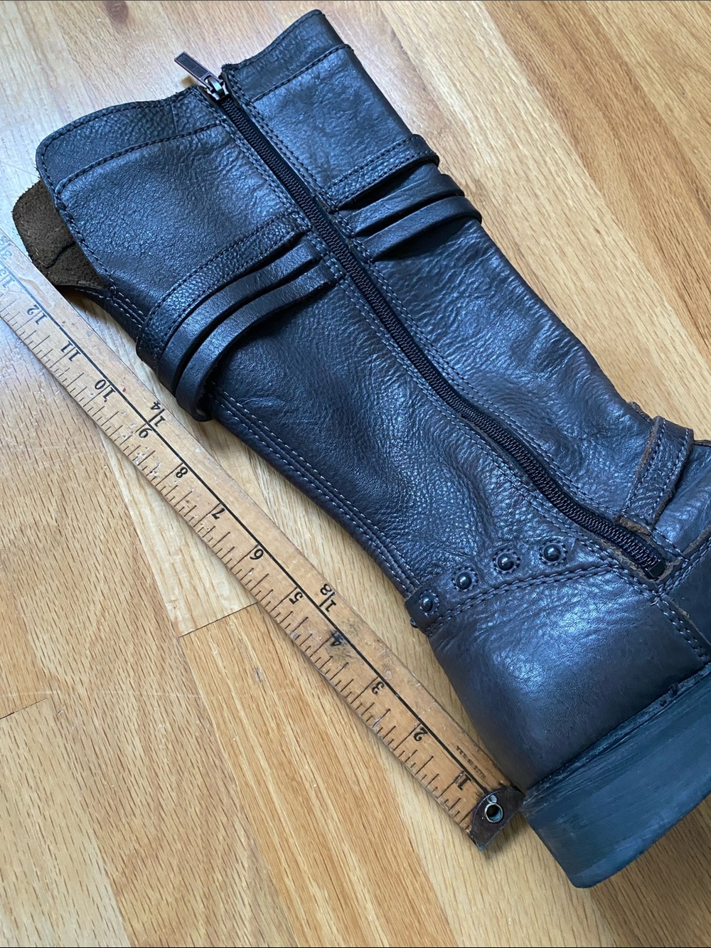 Harley-Davidson Gray  Over-the-Knee Leather Riding Boots - Picture 10 of 13